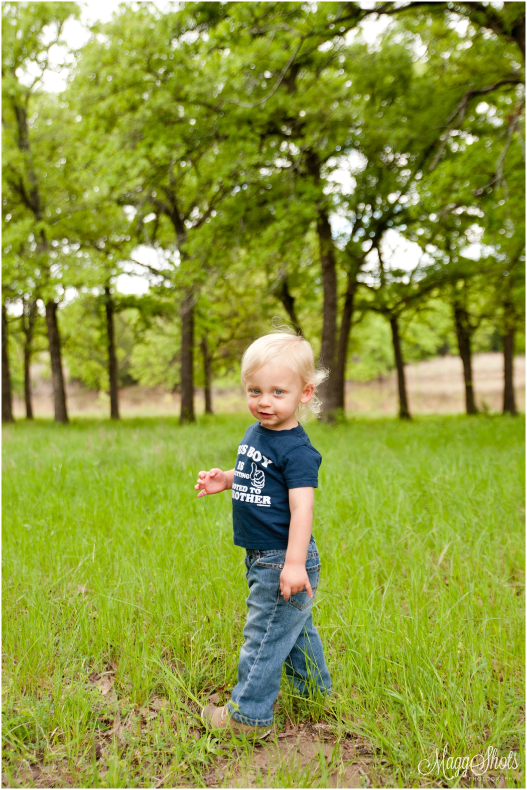 Family Maternity Portraits at Private Ranch