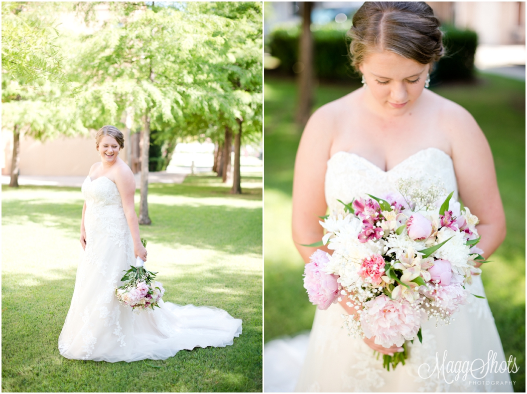 Bridal Portraits at the Piazza in Colleyville, TX by MaggShots Photography, Wedding Photographer