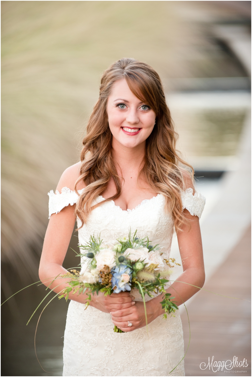 Bridal Portraits at Wayne Ferguson Plaza, Lewisville Wedding Photographer