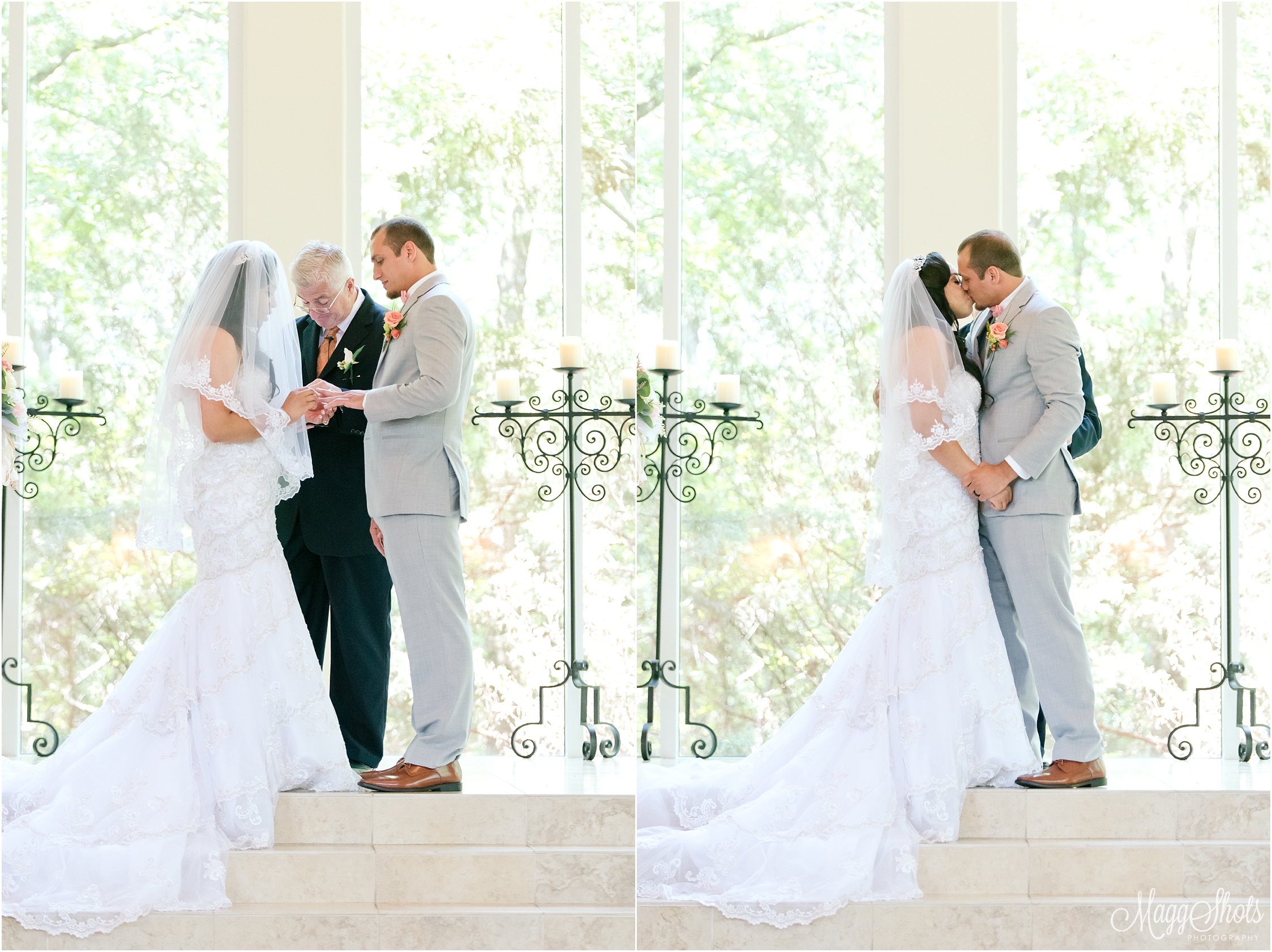Kiss Husband and Wife Bride and Groom Ashton Gardens Wedding DFW Wedding Photographer Professional Photographer MaggShots Photographer MaggShots