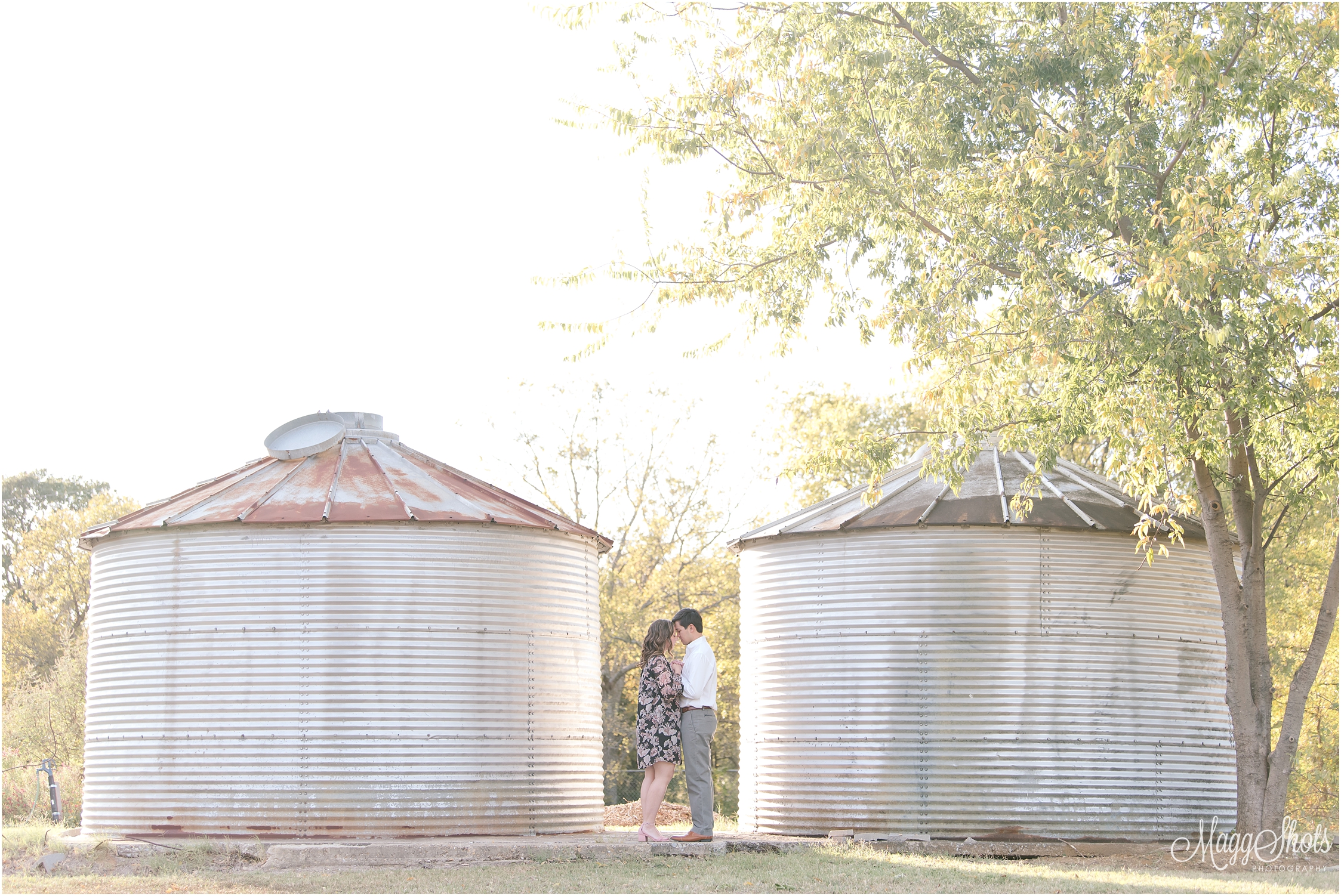 Silos, Engagements, Love, Bride and Groom, Green, Engaged, Wedding, MaggShots Photography, MaggShots, Professional Photographer, Porfessional Photography, DFW Wedding Photographer,