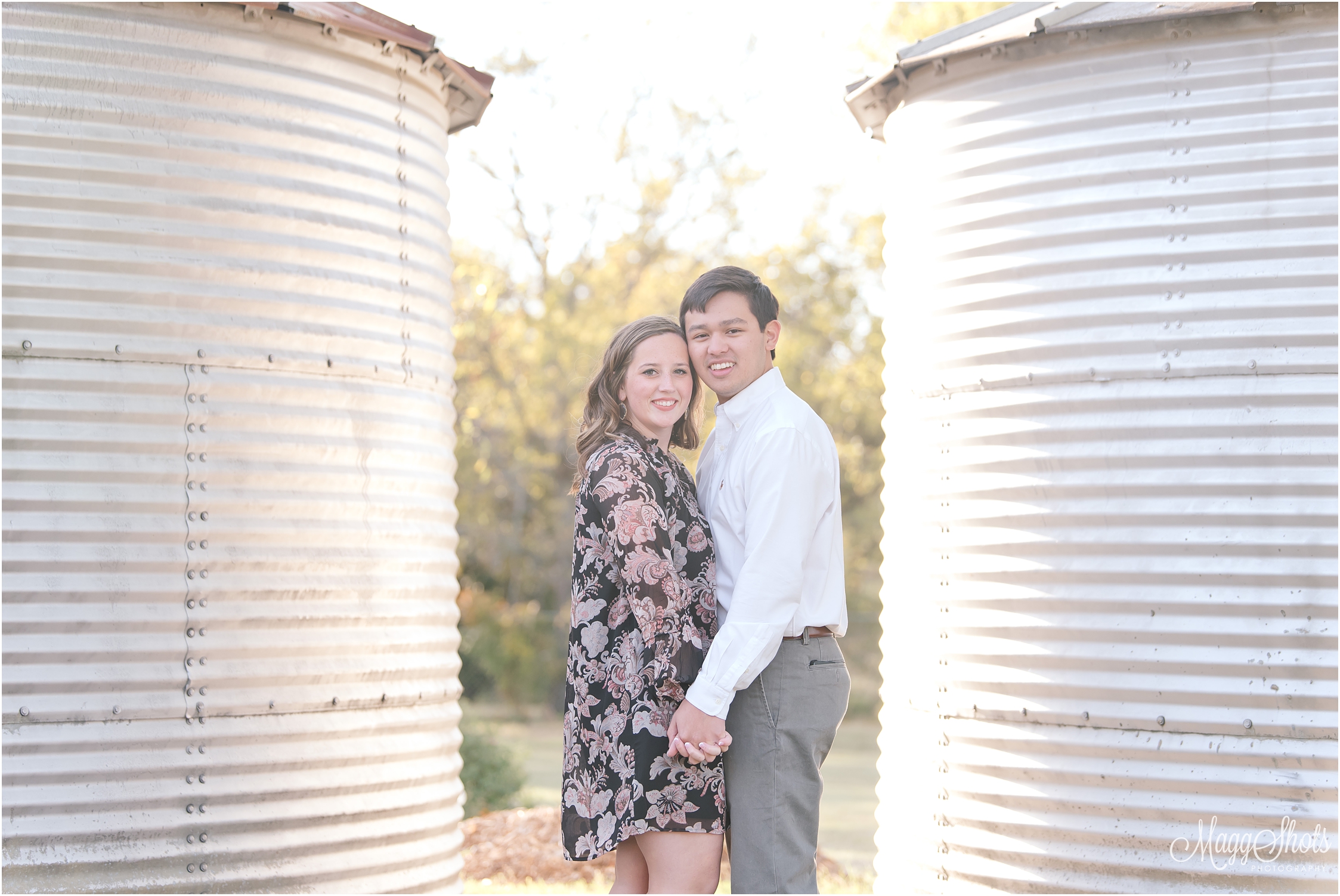 Engagements, Love, Bride and Groom, Green, Engaged, Wedding, MaggShots Photography, MaggShots, Professional Photographer, Porfessional Photography, DFW Wedding Photographer, Silos
