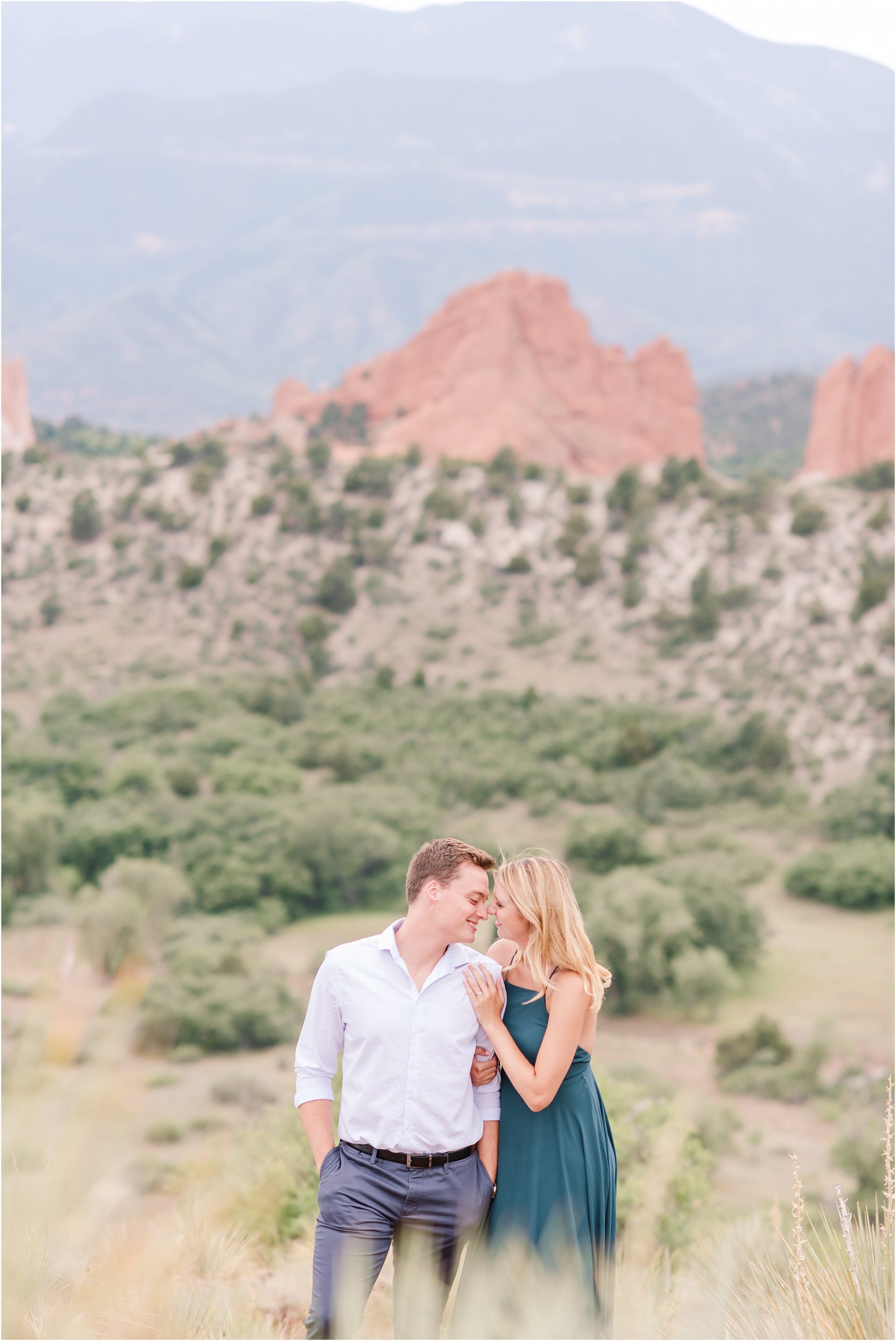 Colorado Springs Wedding Photographer - Engagement Session at Garden of Colorado Springs Wedding Photographer - Engagement Session at Garden of