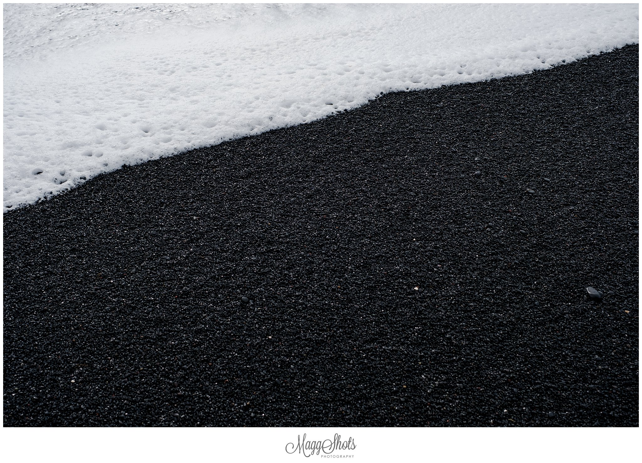Black Sand Beach Iceland, basalt rocks