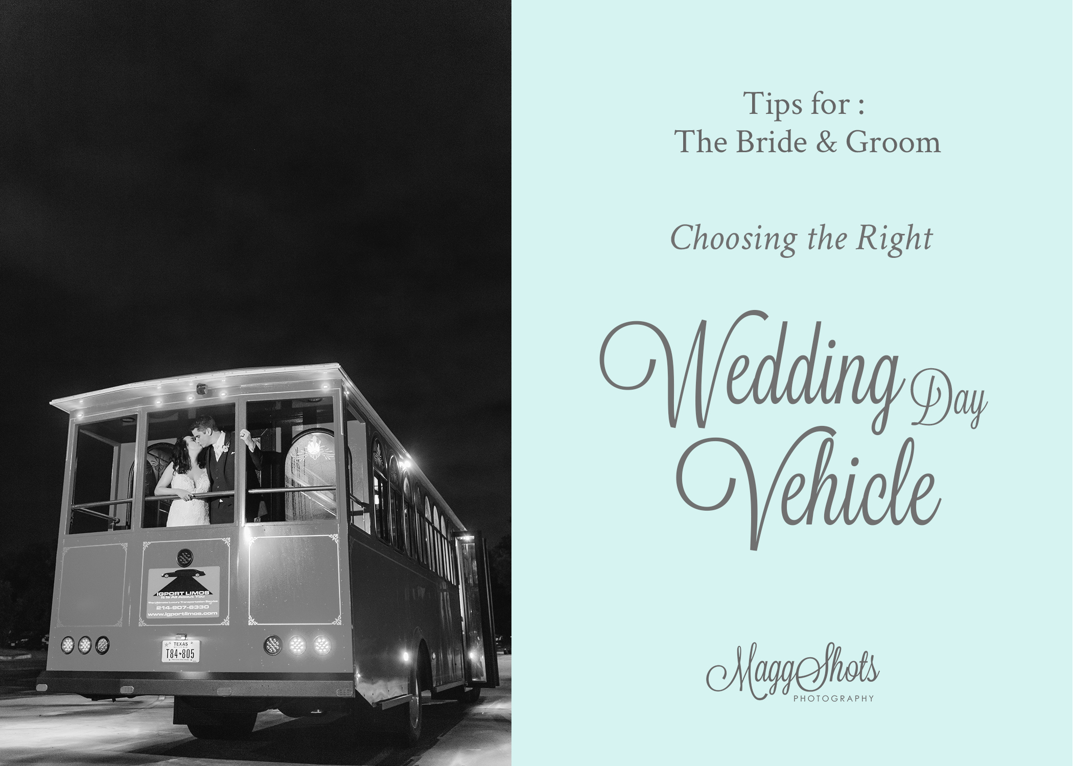 Choosing the Right Wedding Vehicle, trolley, dallas limo, dallas trolley, wedding day vehicle