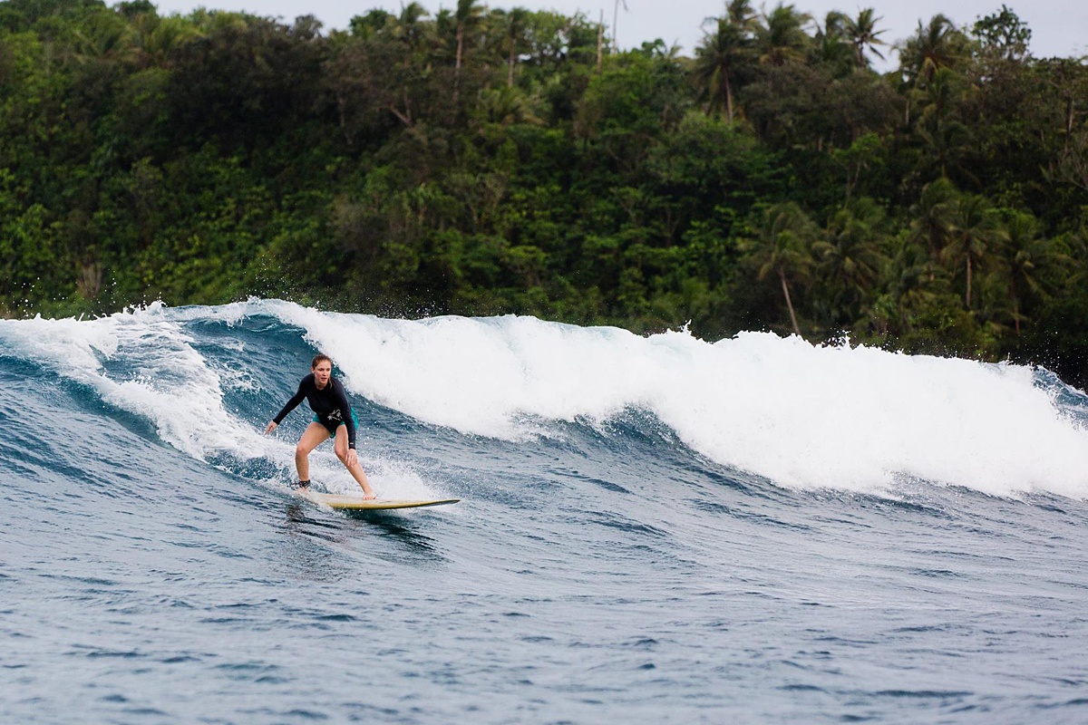 surfing in the Philippines