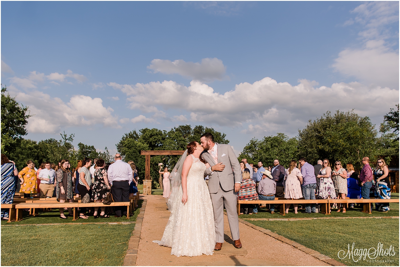 MaggShots Photography, DFW Wedding Photographer, Lucky Spur Wedding Photographer, Lucky Spur, Wedding Photographer, Justin wedding, Lucky Spur Wedding, ceremony space, venue details, ceremony details, bride and groom, first presentation, mr&mrs