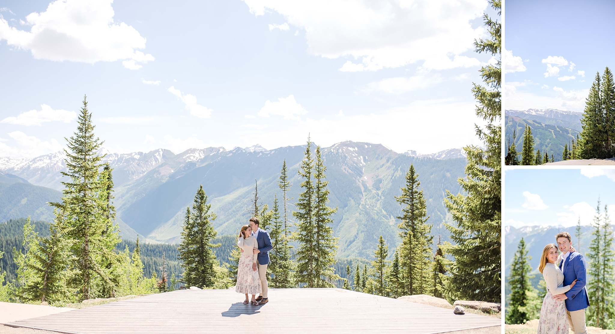 Engagement at The Little Nell Photography