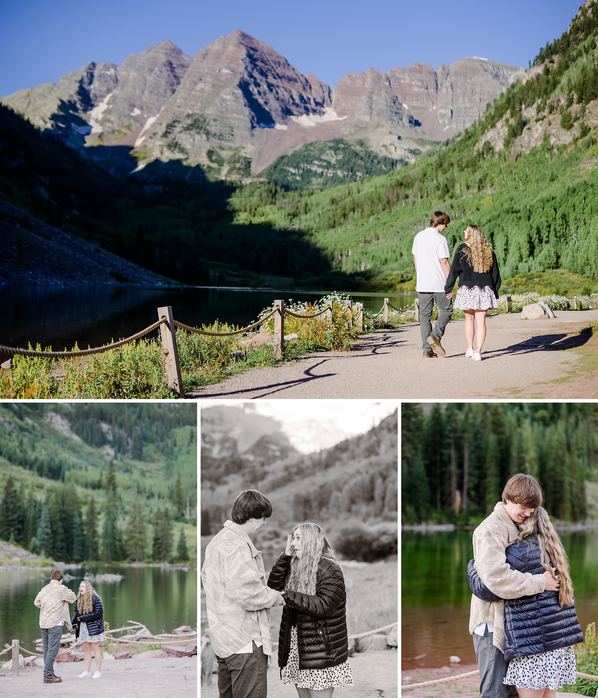 Proposal in Maroon Bells Photography