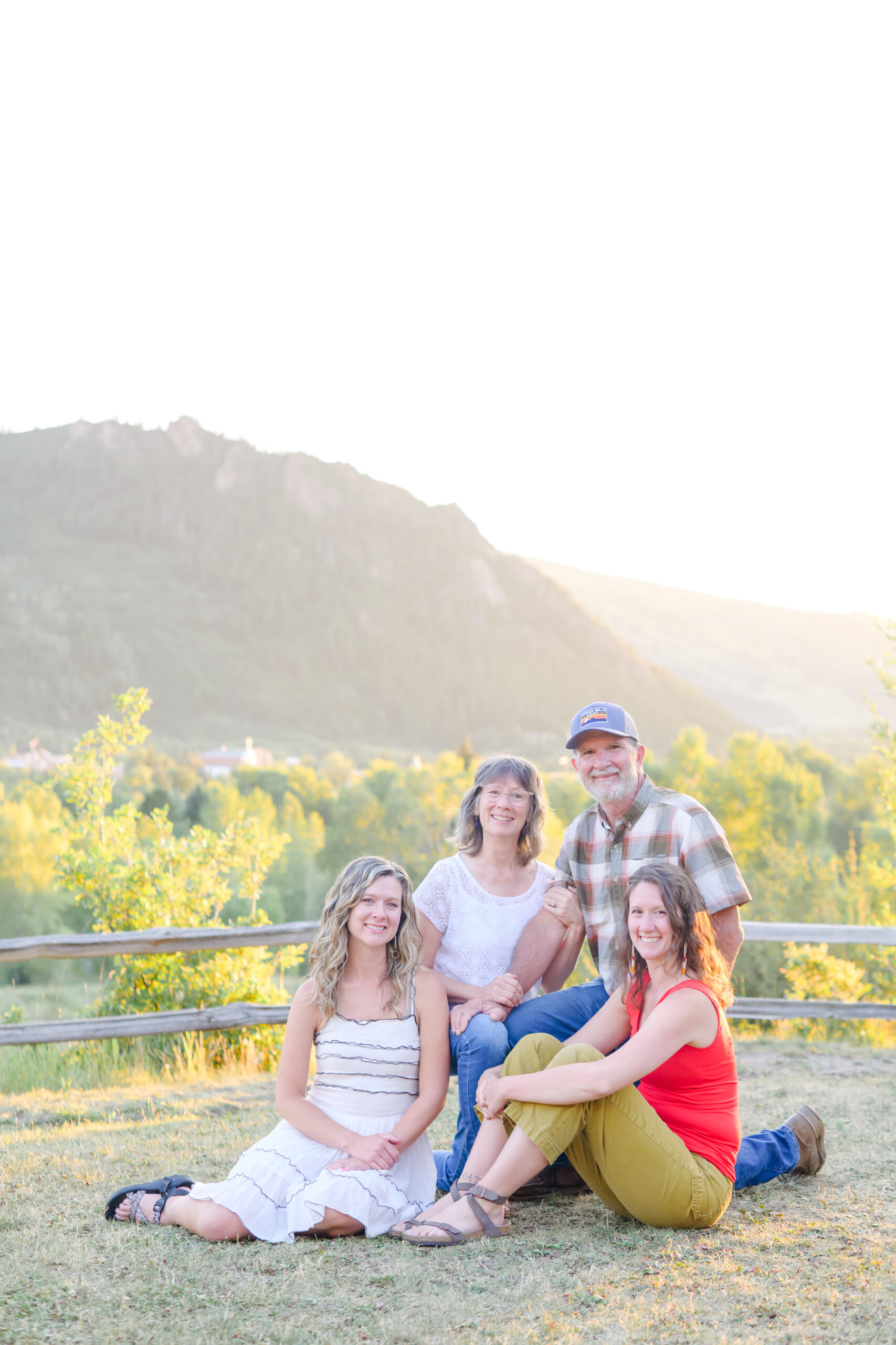 Family portraits in Mollie Gibson Park